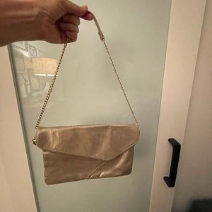 Cute light gold colored hobo bag